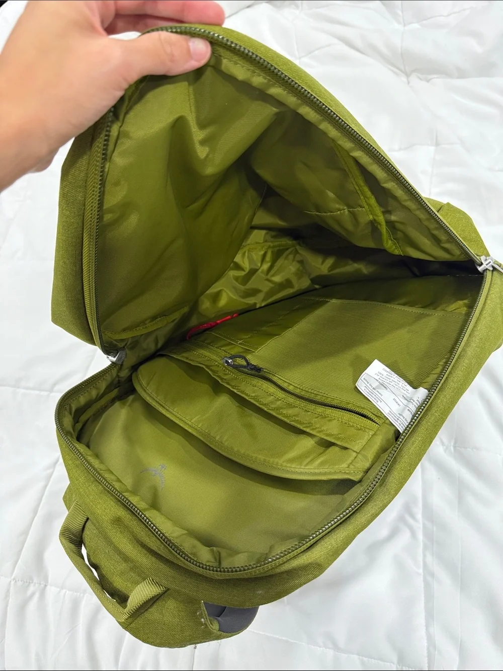 OSPREY Olive Green Minimalist Daily Backpack